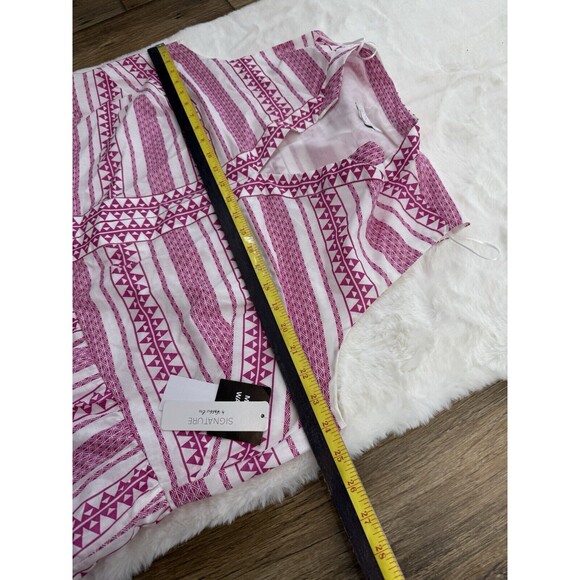 New Signature By Robbie Bee Womens Dress Size 2XL  Pink & White Sleeveless - Picture 7 of 13